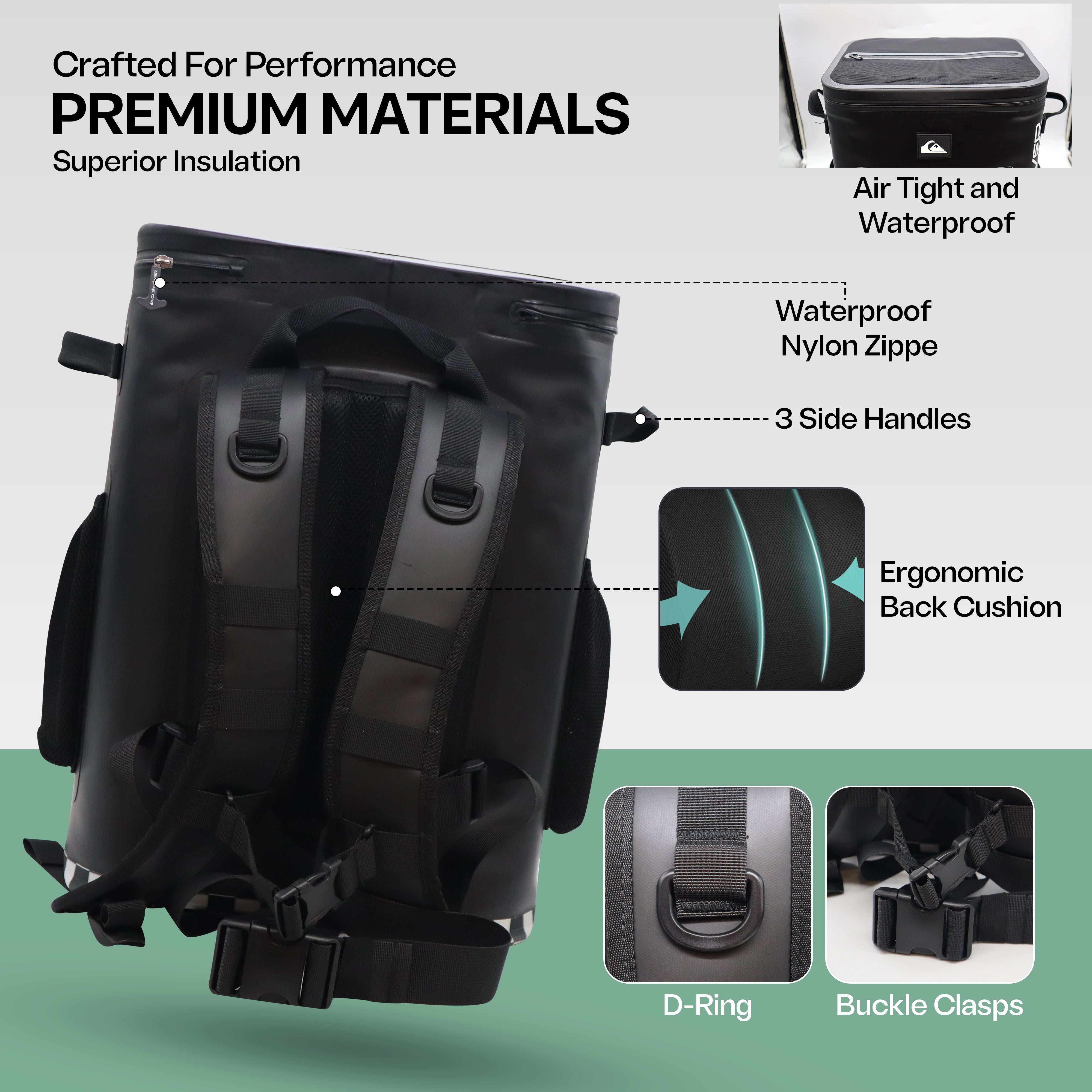 The Shoreline Collection Backpack Cooler